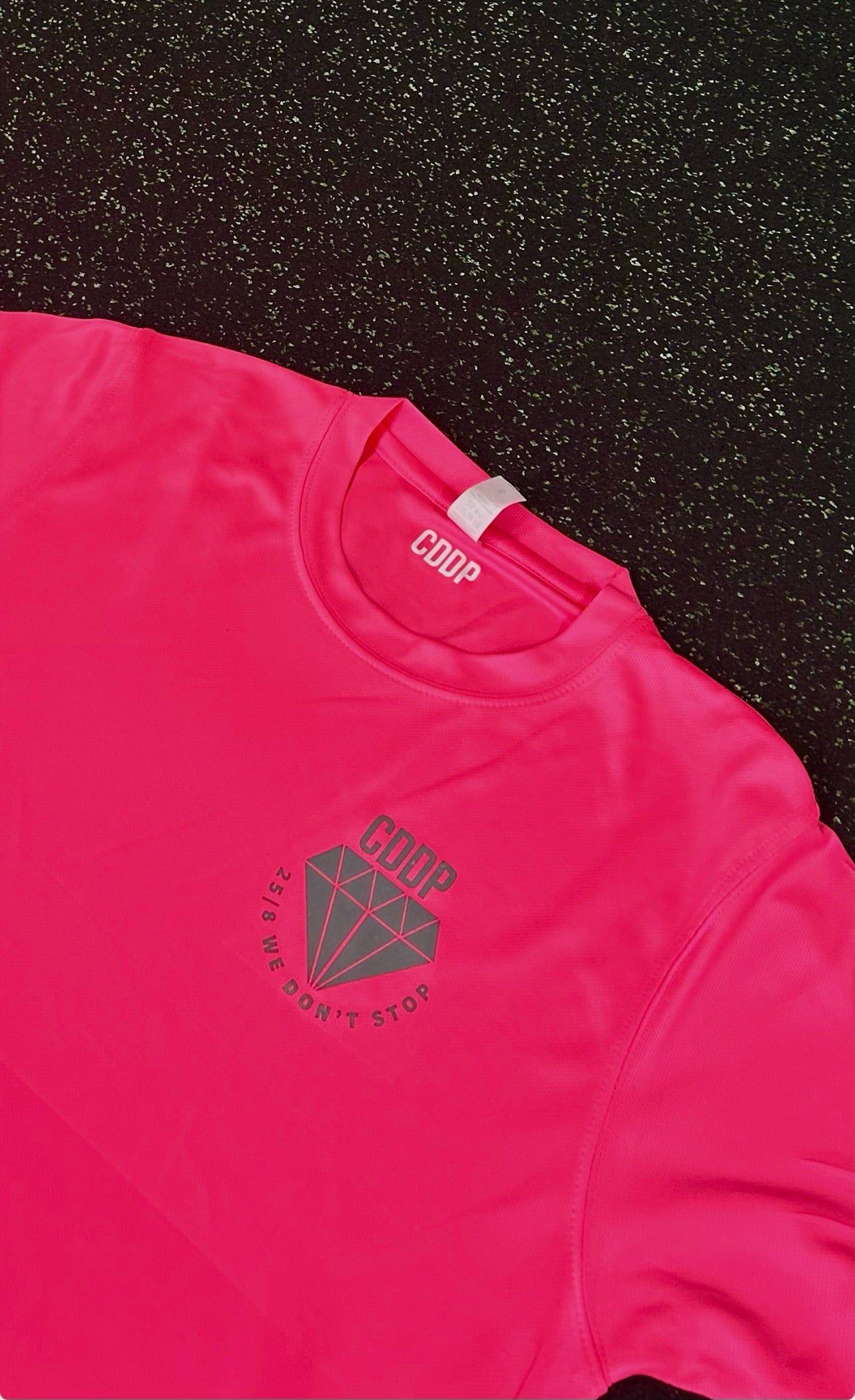 Pink gym T-shirt unisex